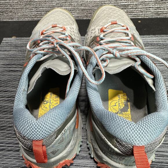 La Sportiva Shoes Womens 9.5 Gray Bushido II Trail Mountain Running Sneakers - Picture 10 of 16